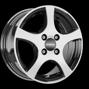 Ronal CA2 JET BLACK-FRONT CUT