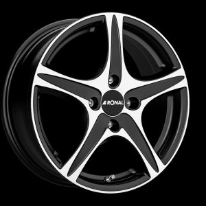 Ronal R56 MATT BLACK-FRONT CUT