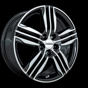 Ronal R57 BLACK-FRONT CUT