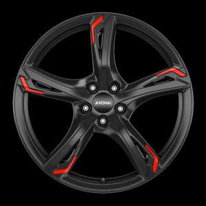 Ronal R62 Red JET BLACK