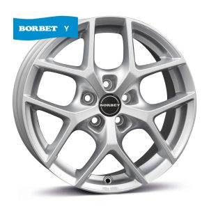 Borbet Y crystal silver