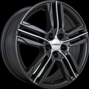 Ronal R57 Dull Black / Polished